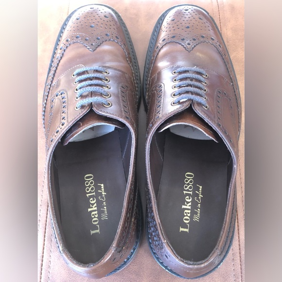 BRAND NEW Loake Mens Chester Leather Brogue Wingtip Dress Shoe US-9, UK-8 main image 13